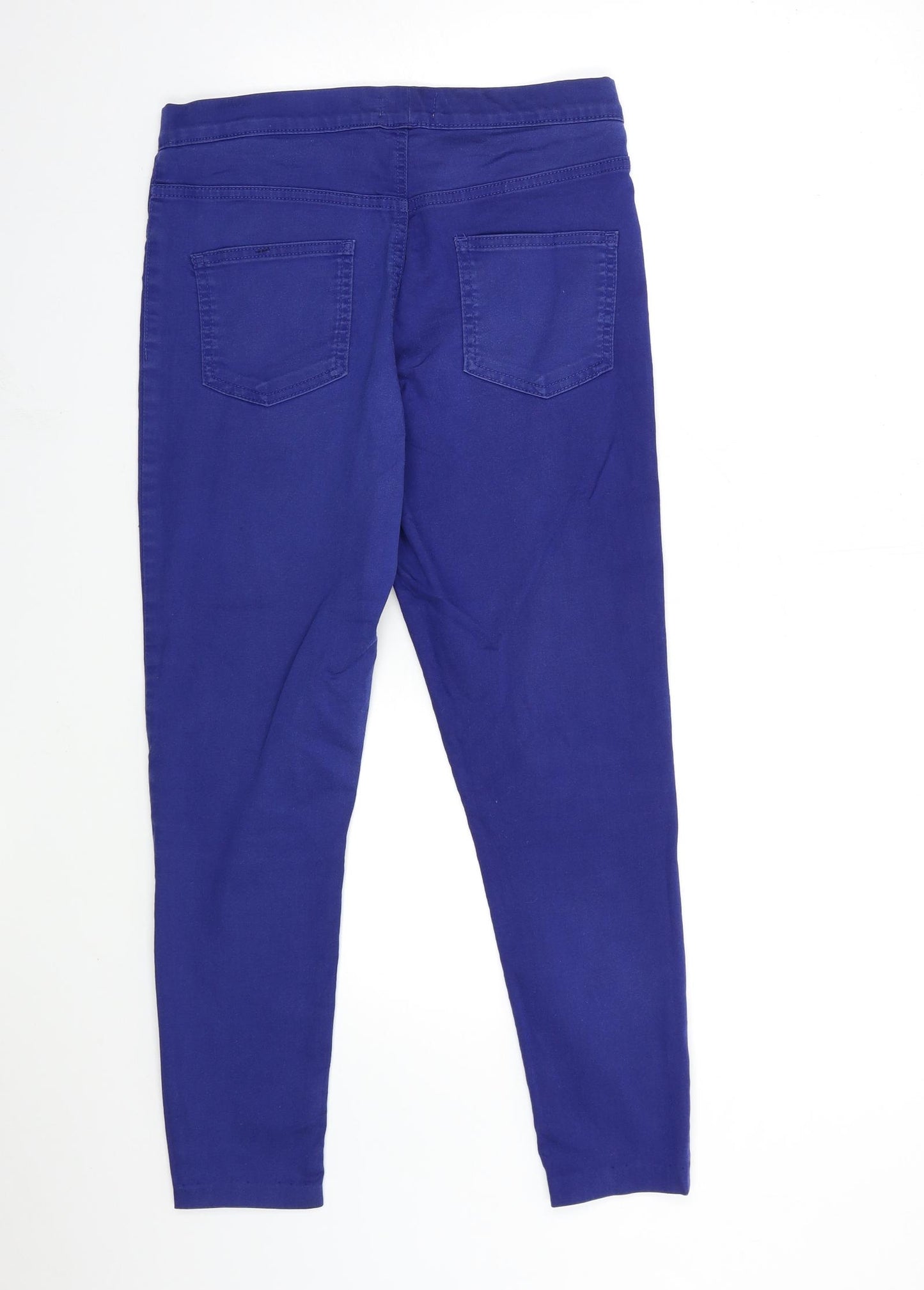 Marks and Spencer Womens Blue  Denim Skinny Jeans Size 12 L26 in