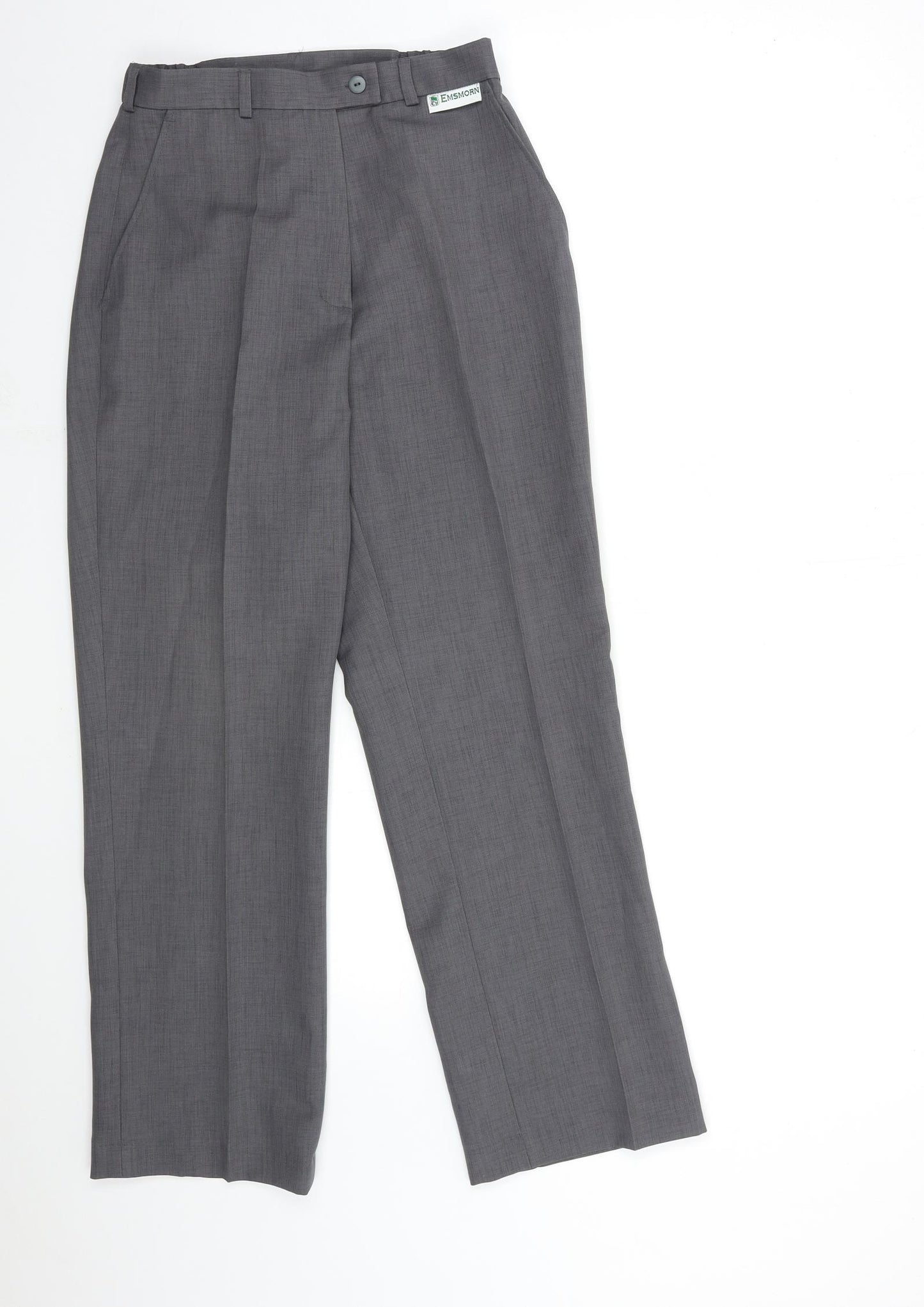 EMSMORN Womens Grey   Trousers  Size 10 L29 in