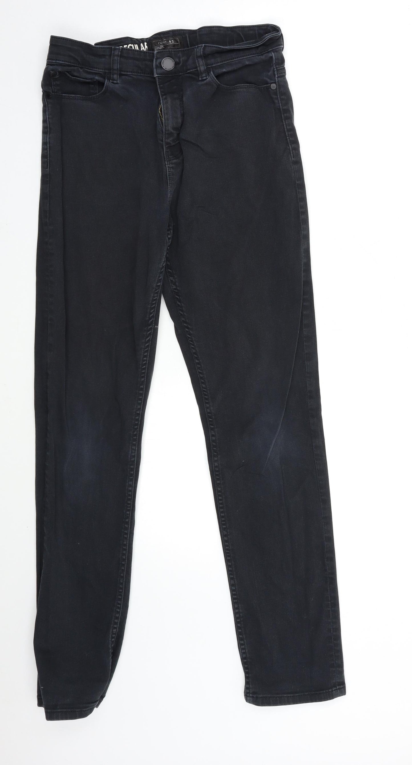 NEXT Boys Black  Denim Straight Jeans Size 15 Years