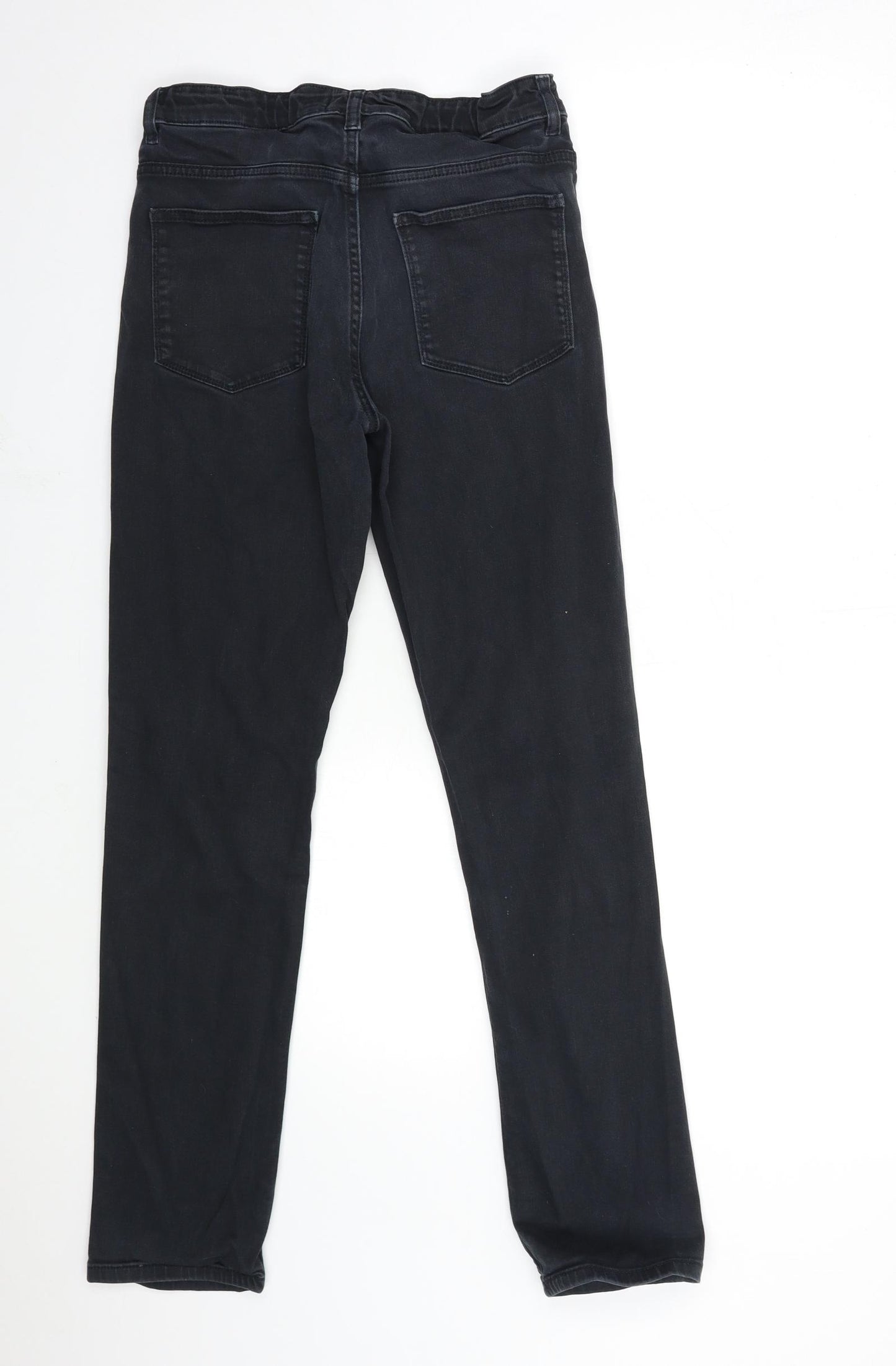 NEXT Boys Black  Denim Straight Jeans Size 15 Years