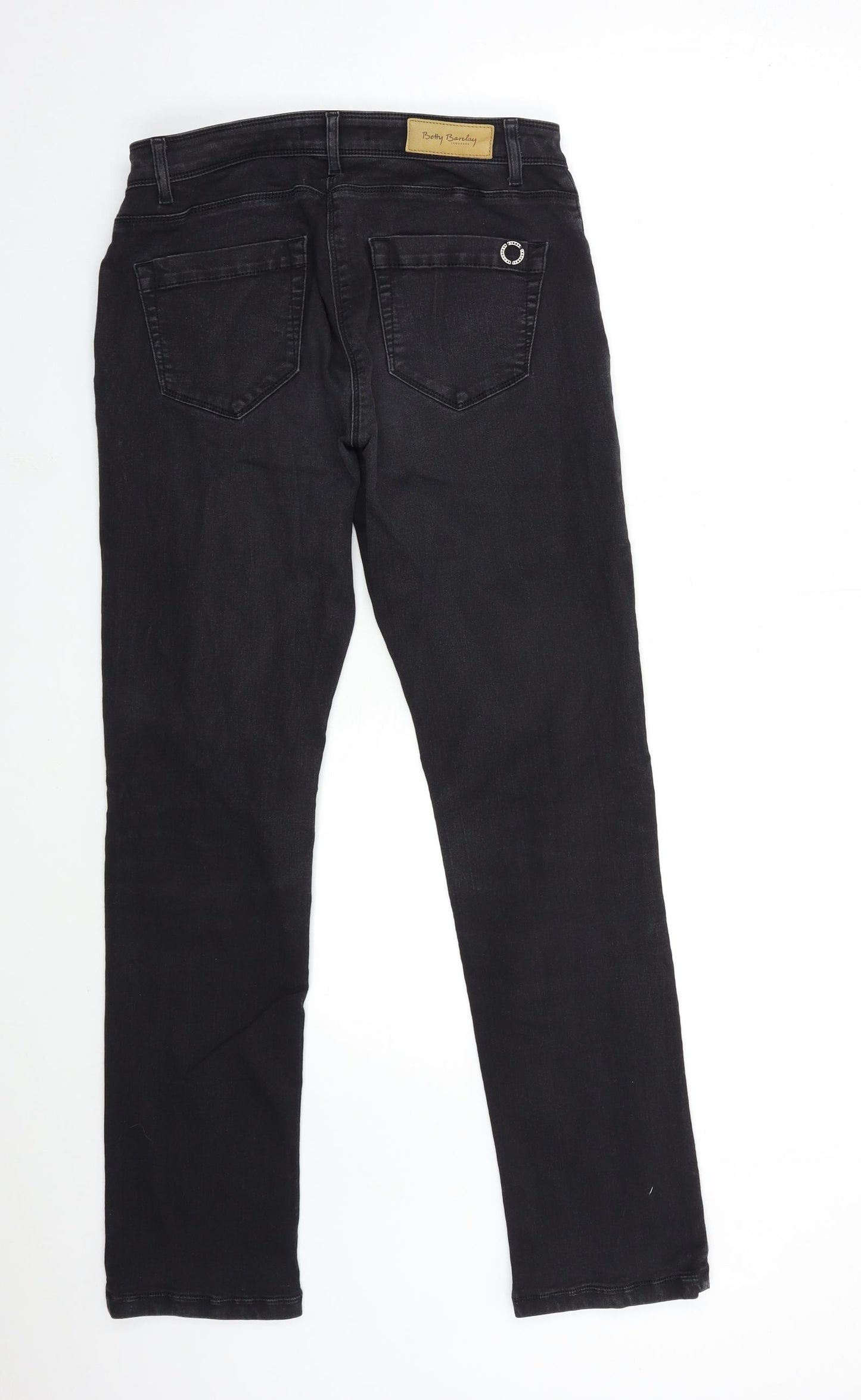 Betty Barclay Womens Black  Denim Skinny Jeans Size 14 L31 in