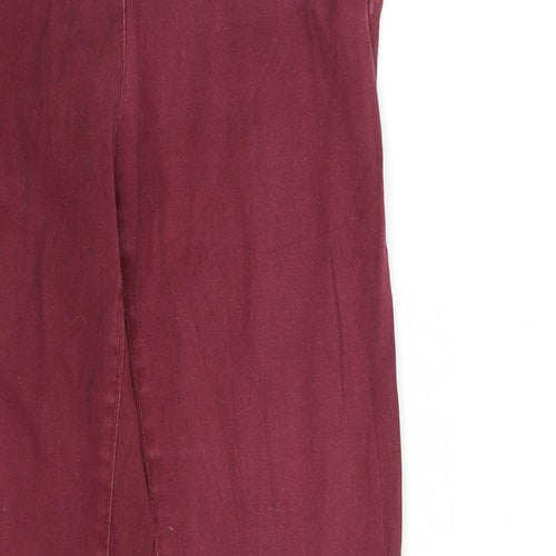 H&M Womens Red  Denim Skinny Jeans Size 26 in L29 in