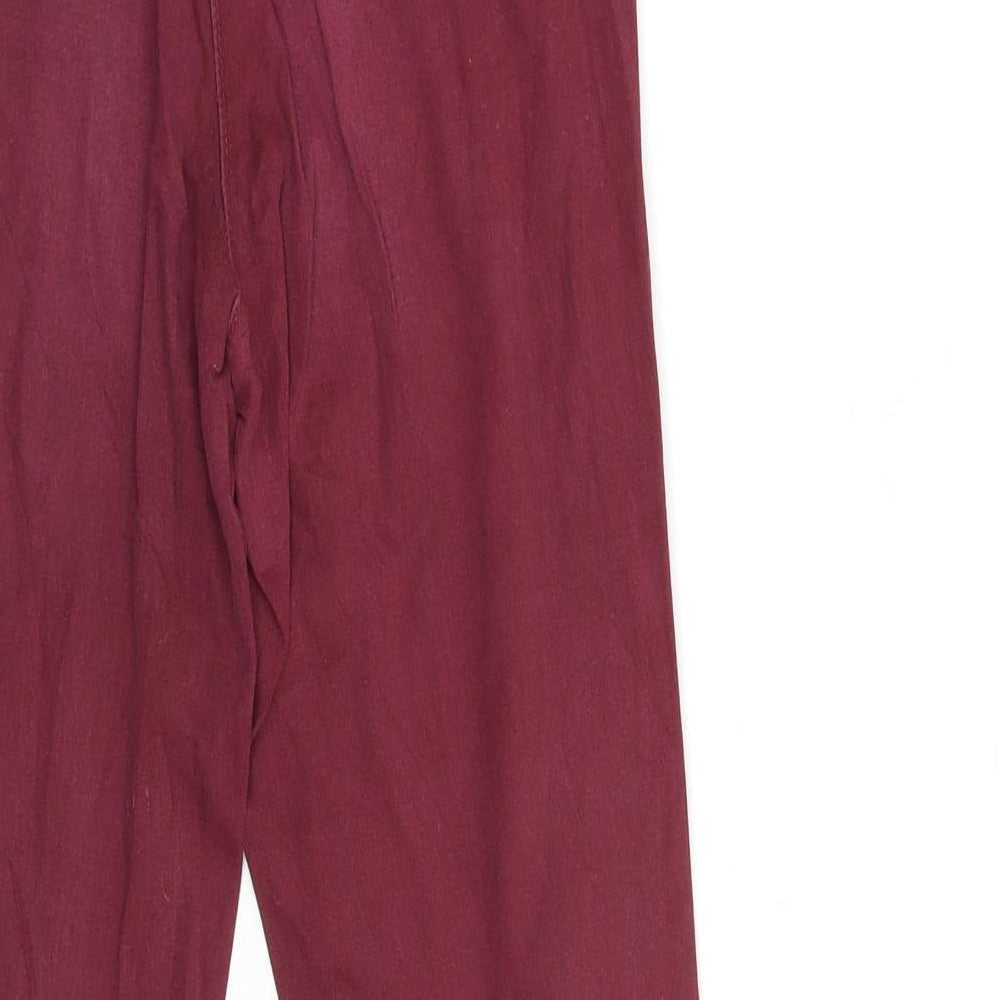 H&M Womens Red  Denim Skinny Jeans Size 26 in L29 in