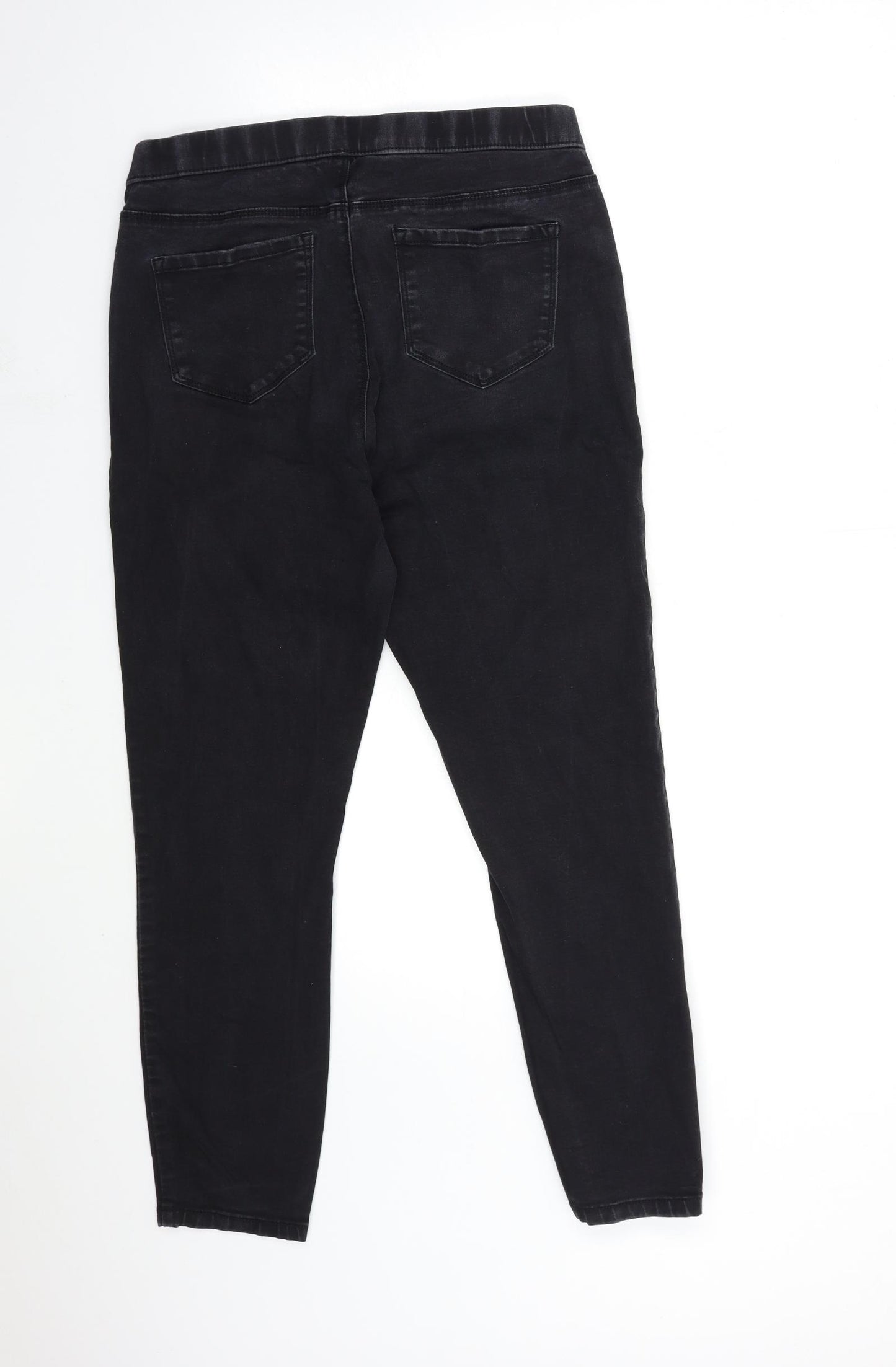 George Womens Black  Denim Jegging Jeans Size 14 L27 in