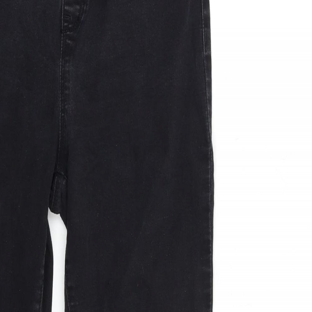 George Womens Black  Denim Jegging Jeans Size 14 L27 in