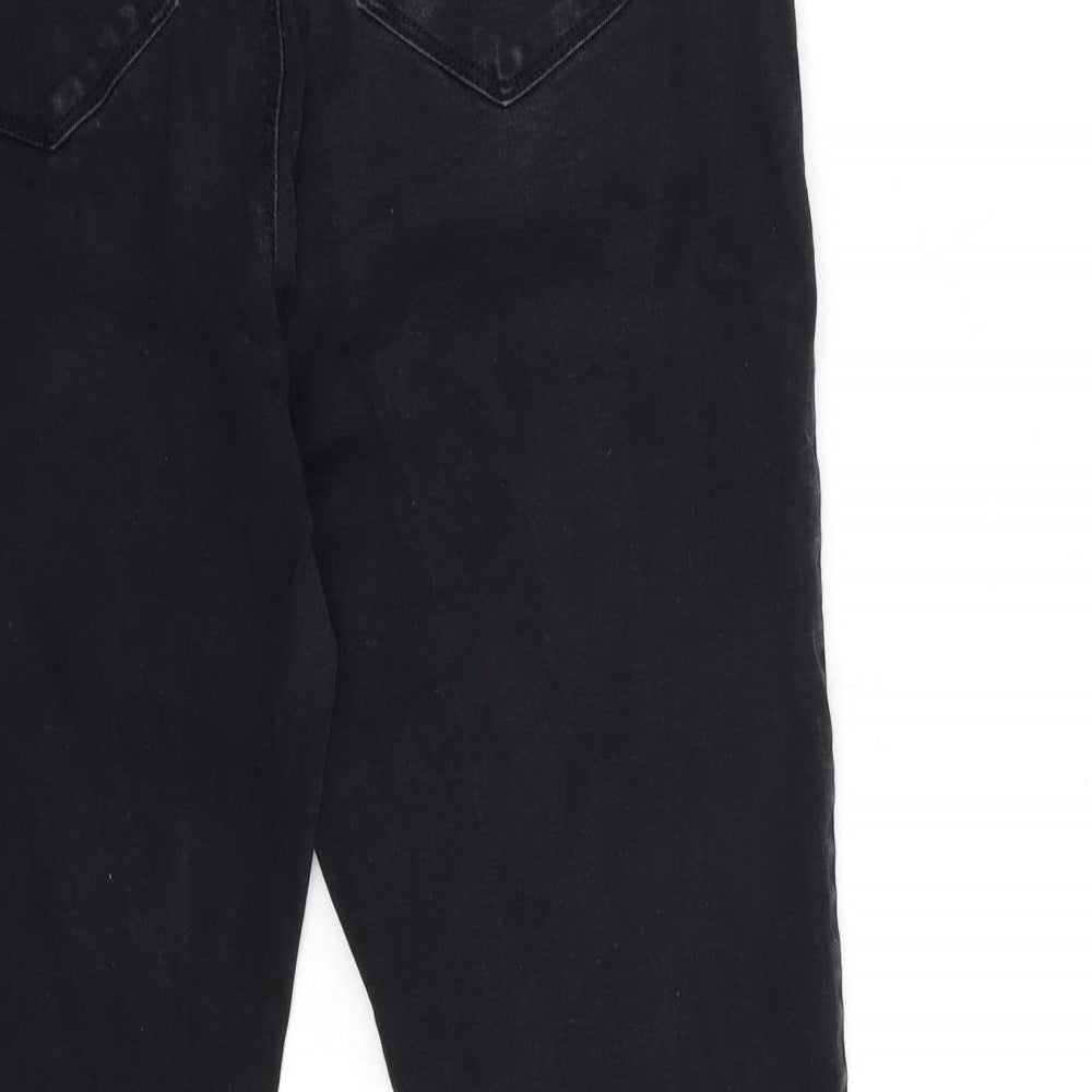 George Womens Black  Denim Jegging Jeans Size 14 L27 in