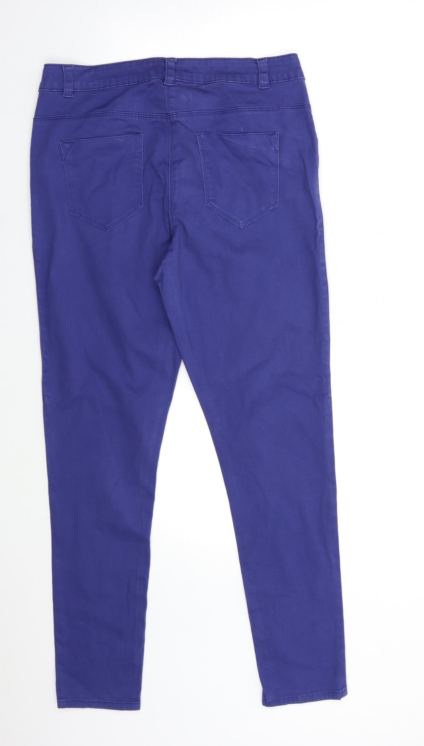 George Womens Blue  Denim Skinny Jeans Size 12 L28 in