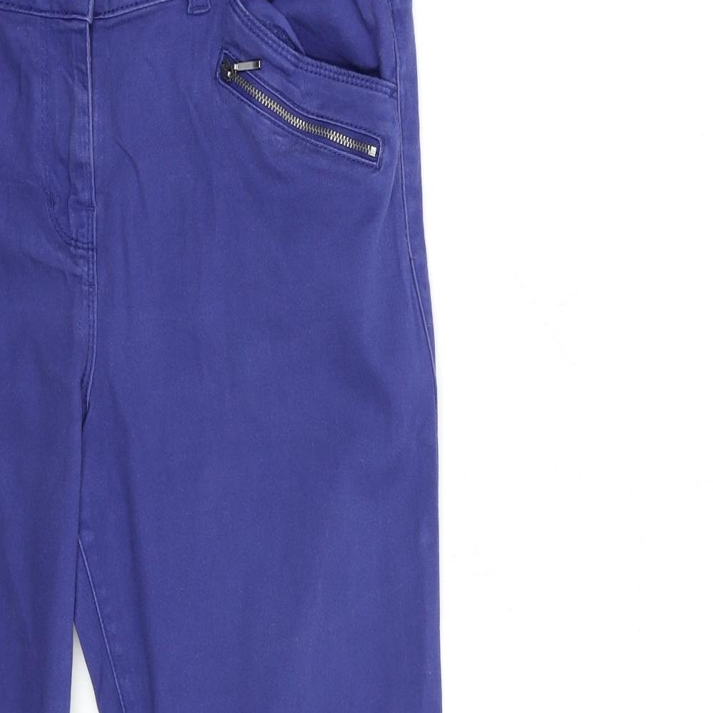 George Womens Blue  Denim Skinny Jeans Size 12 L28 in