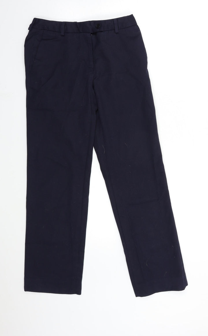 Brook Taverner Womens Blue Trousers Size 8 L26 in