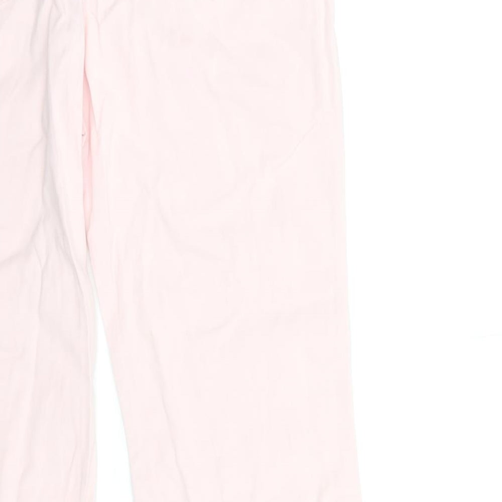 Preworn Womens Pink  Denim Straight Jeans Size 30 in L25 in