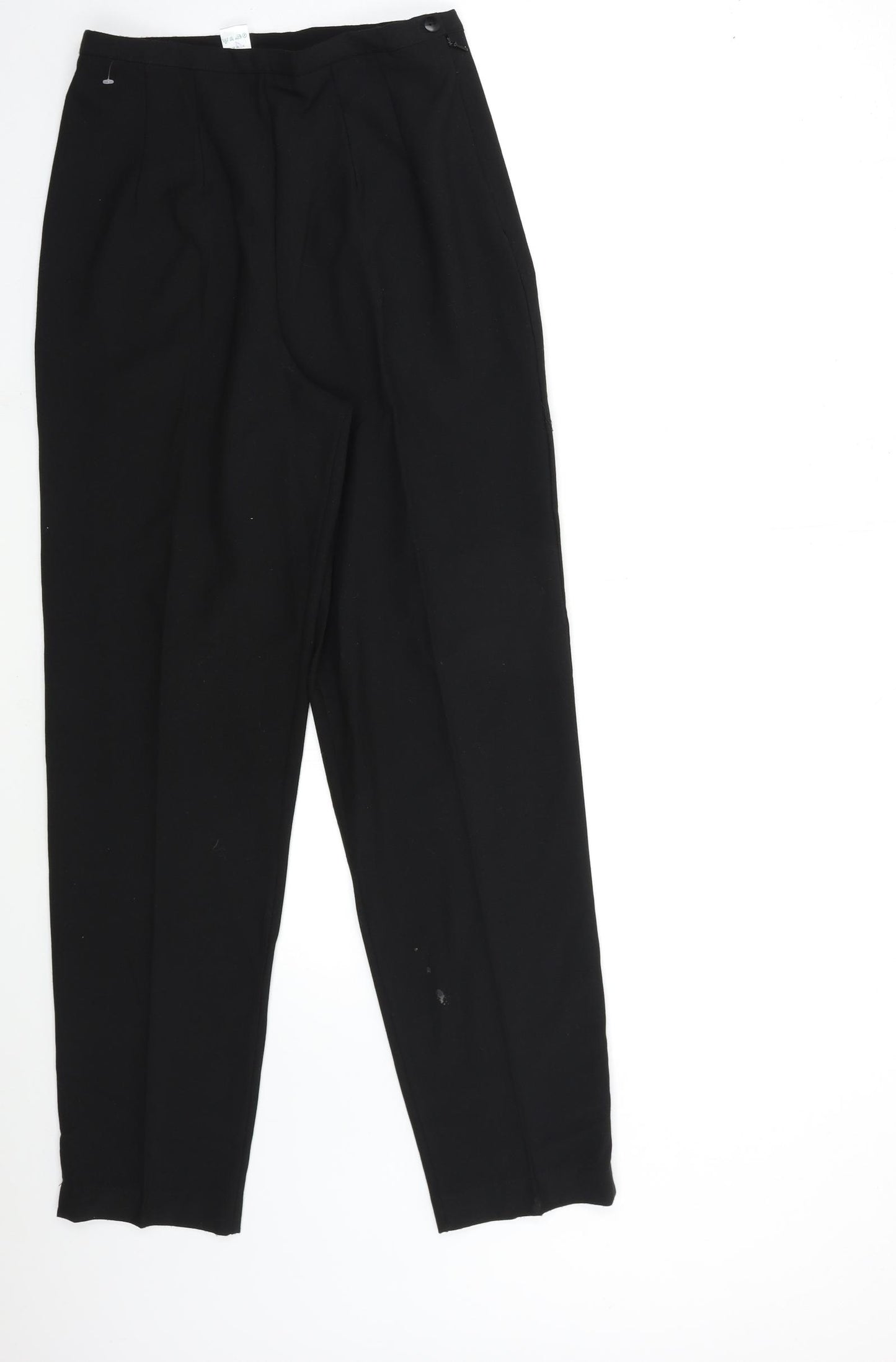 Comfy Womens Black   Trousers  Size 12 L29 in