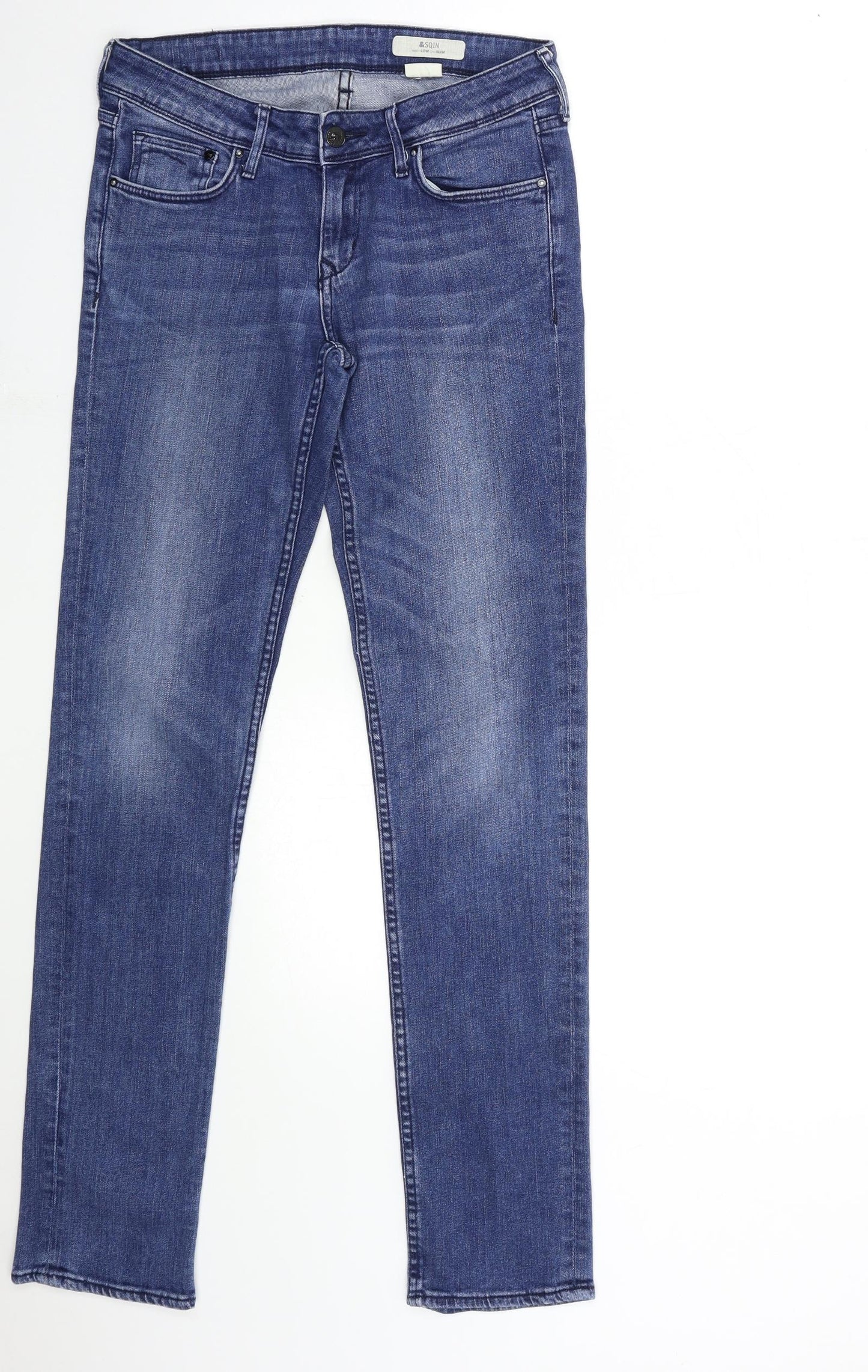 Preworn Womens Blue  Denim Skinny Jeans Size 31 in L32 in