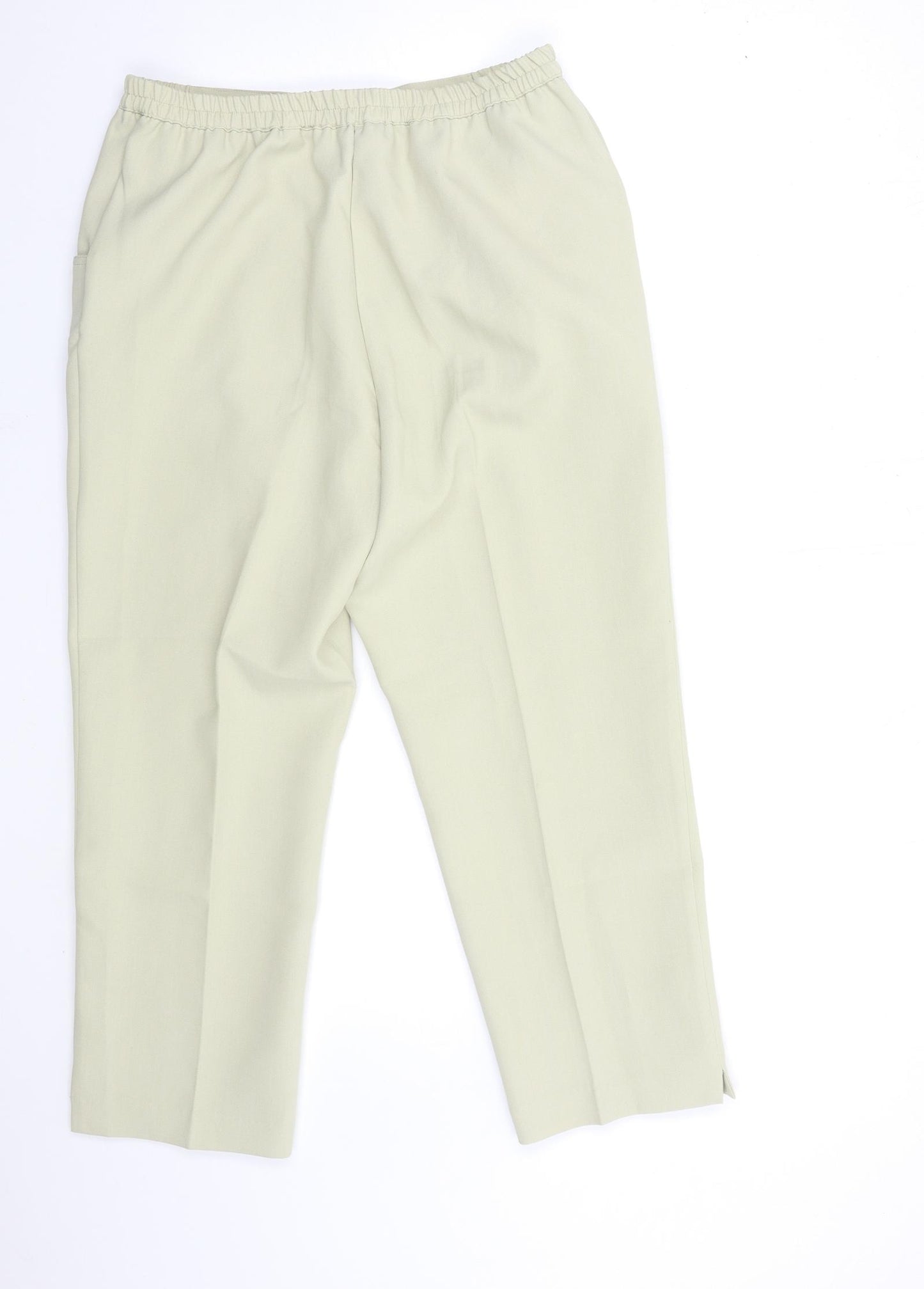 Essential Collection Womens Beige   Trousers  Size 14 L23 in