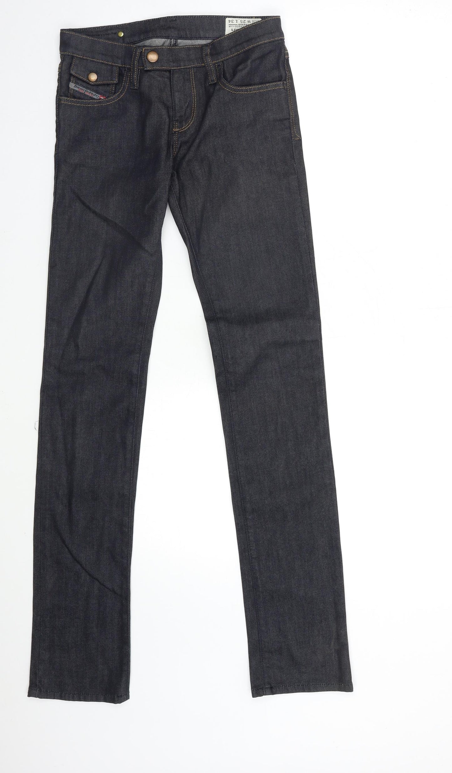 Diesel Womens Blue  Denim Skinny Jeans Size 25 in L34 in