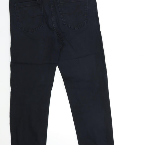 NEXT Womens Black  Denim Cropped Jeans Size 10 L25 in