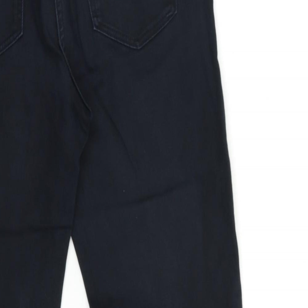 NEXT Womens Black  Denim Cropped Jeans Size 10 L25 in
