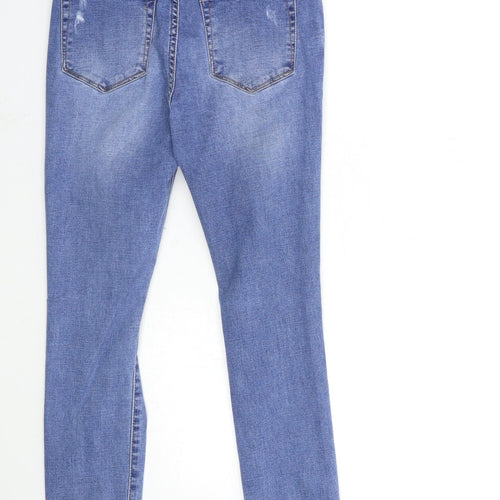 queen hearts paris Womens Blue  Denim Skinny Jeans Size S L27 in