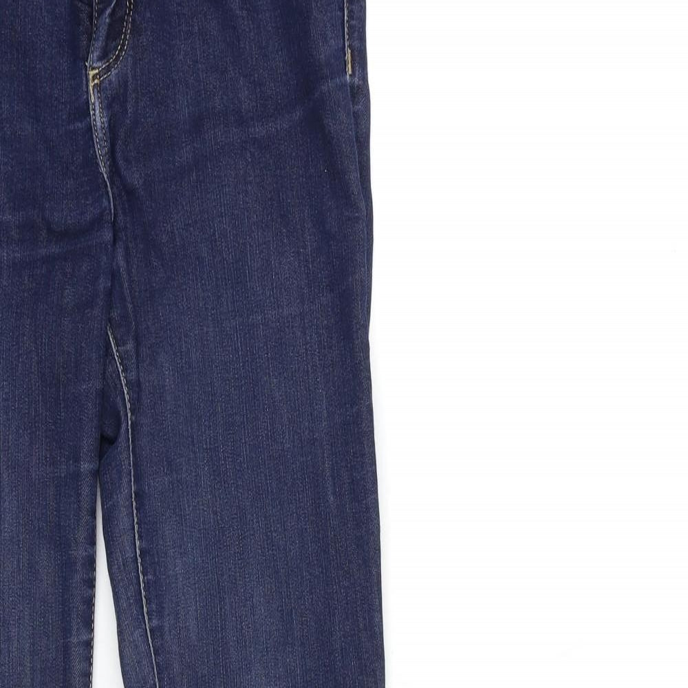 River Island Womens Blue  Denim Skinny Jeans Size 10 L28 in - ankle zip