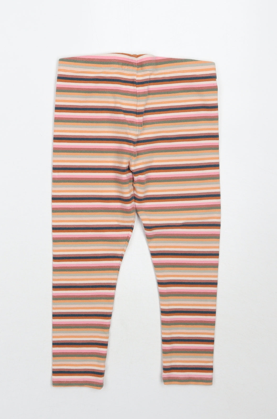 NEXT Girls Pink Striped  Jegging Trousers Size 5-6 Years