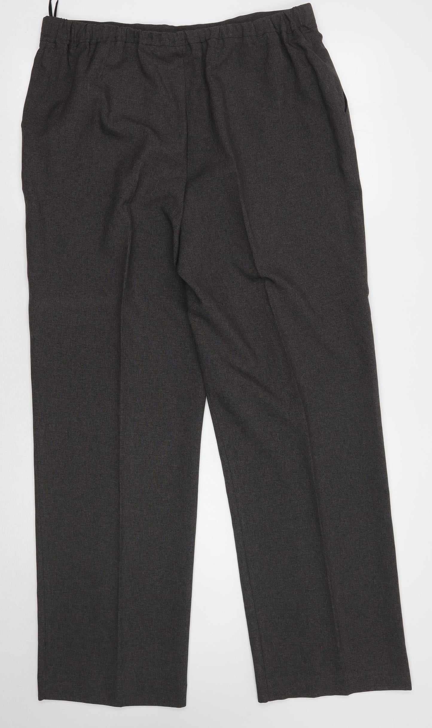 BM Womens Brown   Trousers  Size 16 L28 in