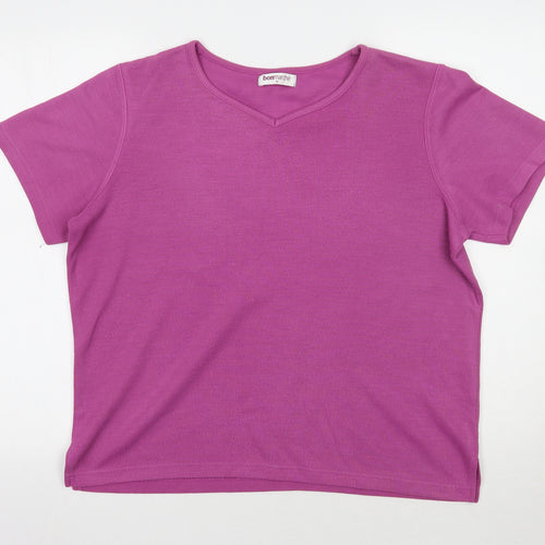 Bonmarché Womens Pink   Basic T-Shirt Size M