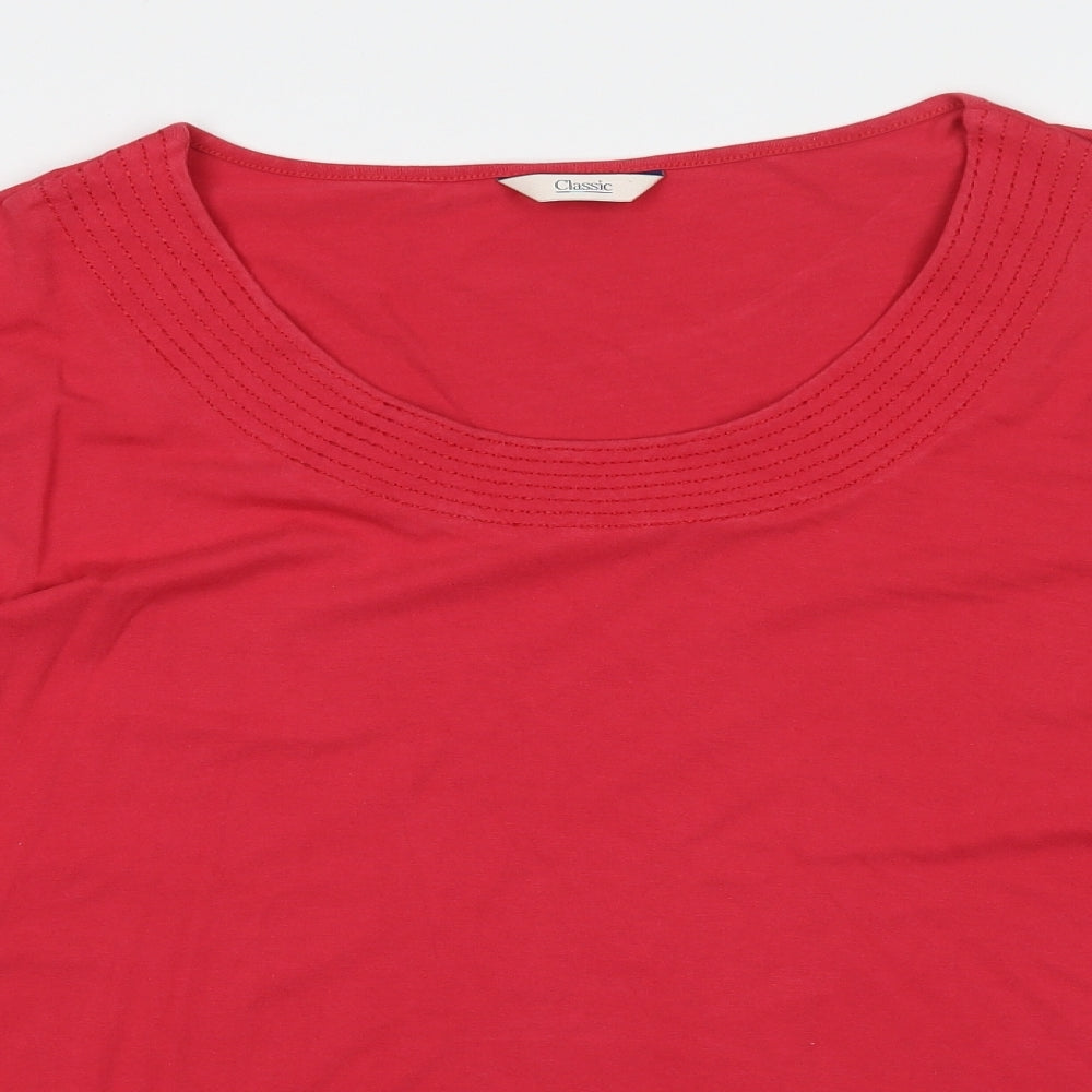 Marks and Spencer Womens Red   Basic T-Shirt Size 20