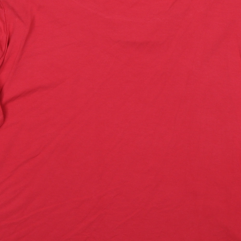 Marks and Spencer Womens Red   Basic T-Shirt Size 20