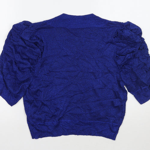 Glamarosa Womens Blue   Cardigan Jumper Size 16