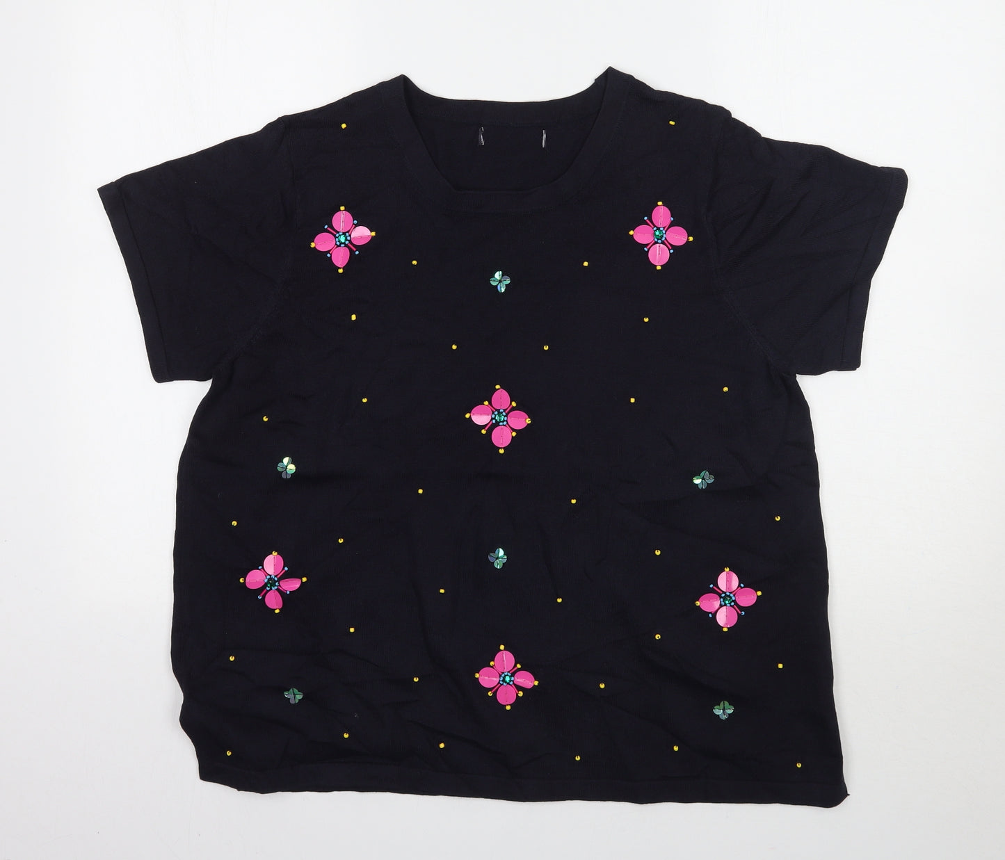 Marks and Spencer Womens Blue   Basic T-Shirt Size 18