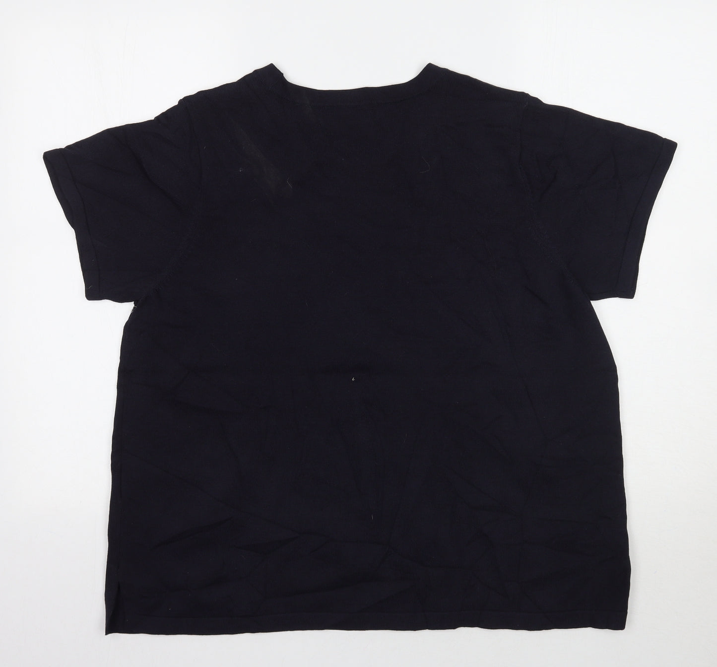 Marks and Spencer Womens Blue   Basic T-Shirt Size 18
