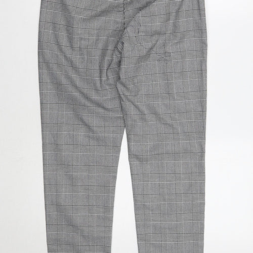 B33  Mens Grey Check  Trousers  Size 32 L29 in