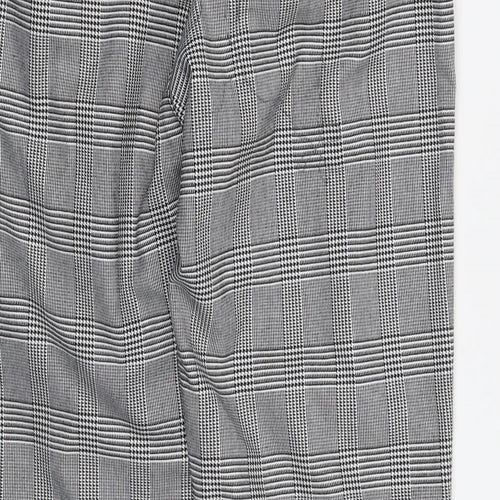 B33  Mens Grey Check  Trousers  Size 32 L29 in
