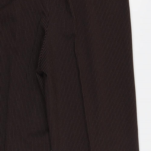 BM Womens Brown Striped  Trousers  Size 16 L30 in