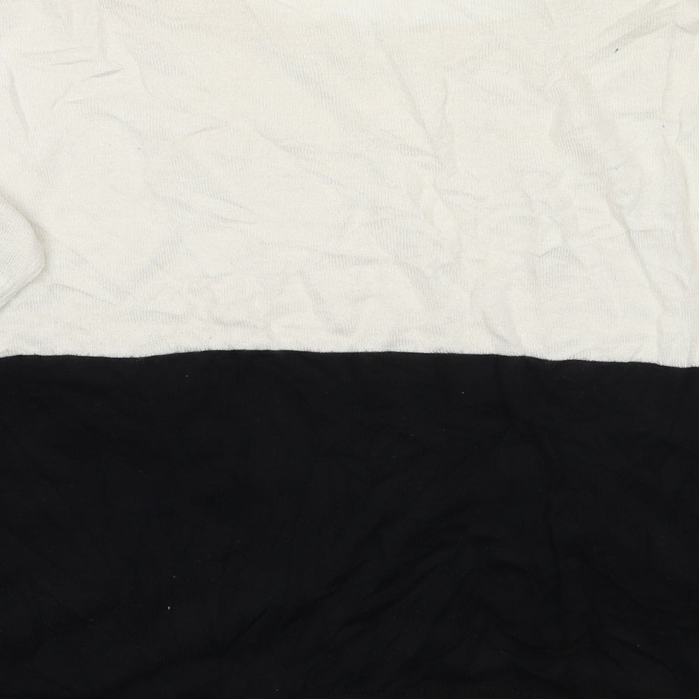 H&M Womens White   Pullover Jumper Size S