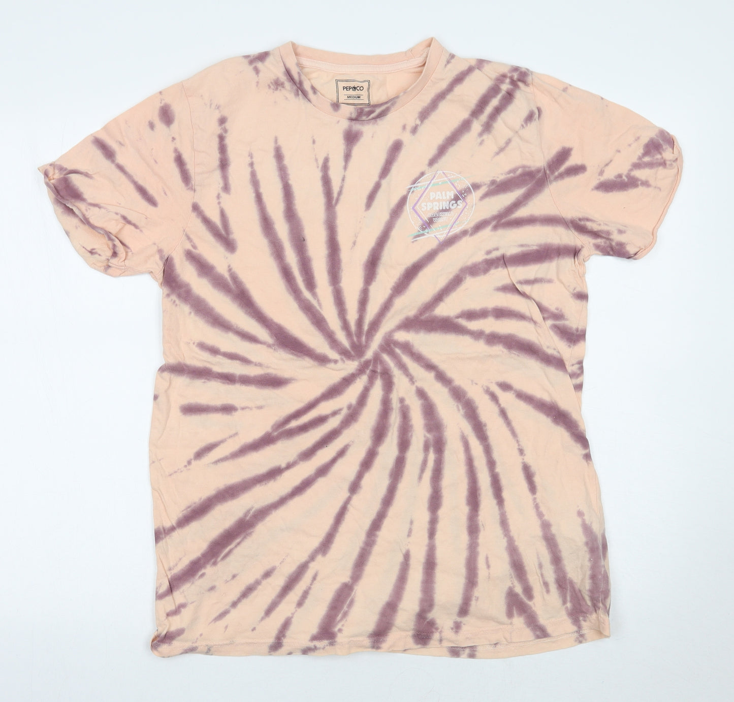 Pep&co Mens Pink    T-Shirt Size M