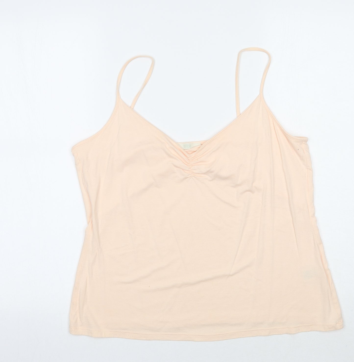 Marks and Spencer Womens Beige   Basic Tank Size 18