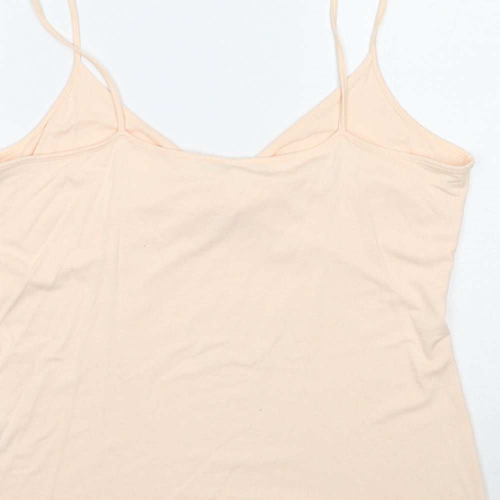 Marks and Spencer Womens Beige   Basic Tank Size 18