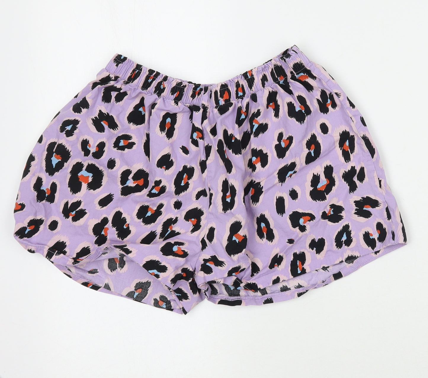 NEXT Girls Purple Animal Print  Bermuda Shorts Size 12 Years