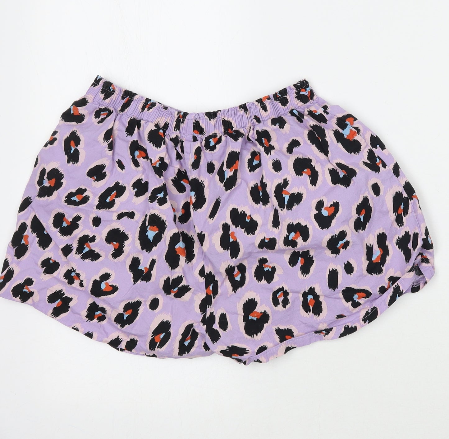 NEXT Girls Purple Animal Print  Bermuda Shorts Size 12 Years