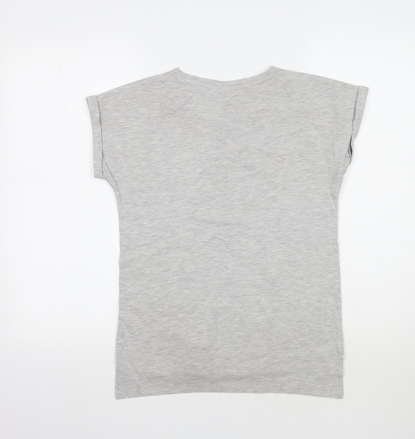 TU Girls Grey Floral  Basic T-Shirt Size 13 Years