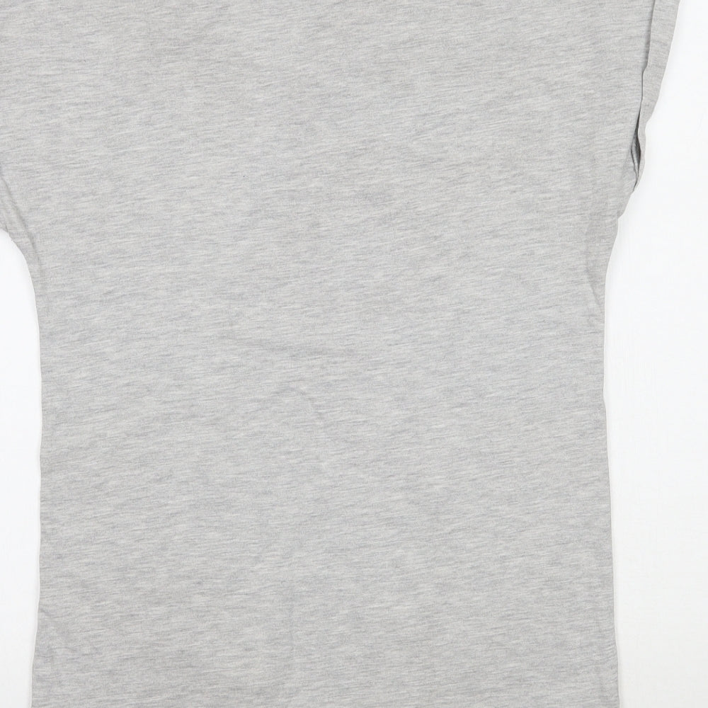 TU Girls Grey Floral  Basic T-Shirt Size 13 Years