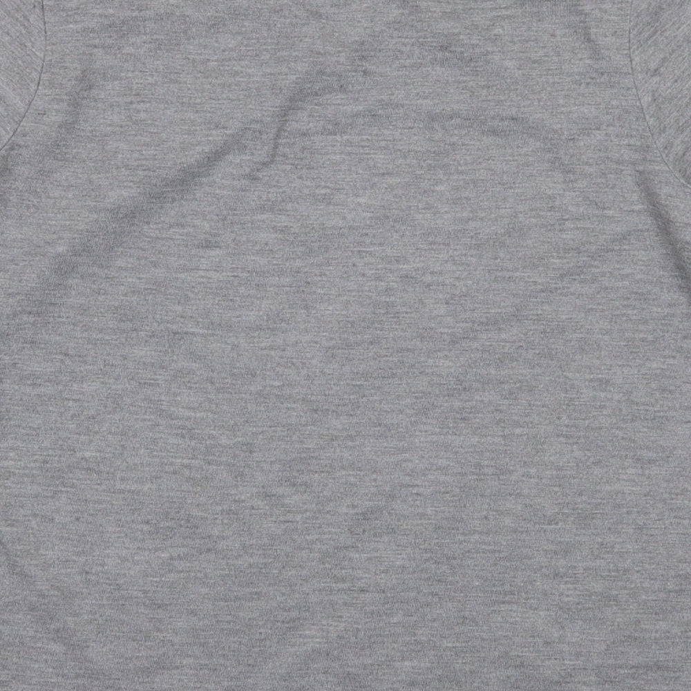 TU Girls Grey Floral  Basic T-Shirt Size 13 Years