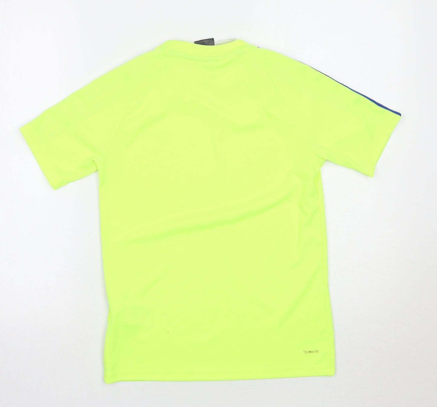 adidas Boys Green   Basic T-Shirt Size 13 Years