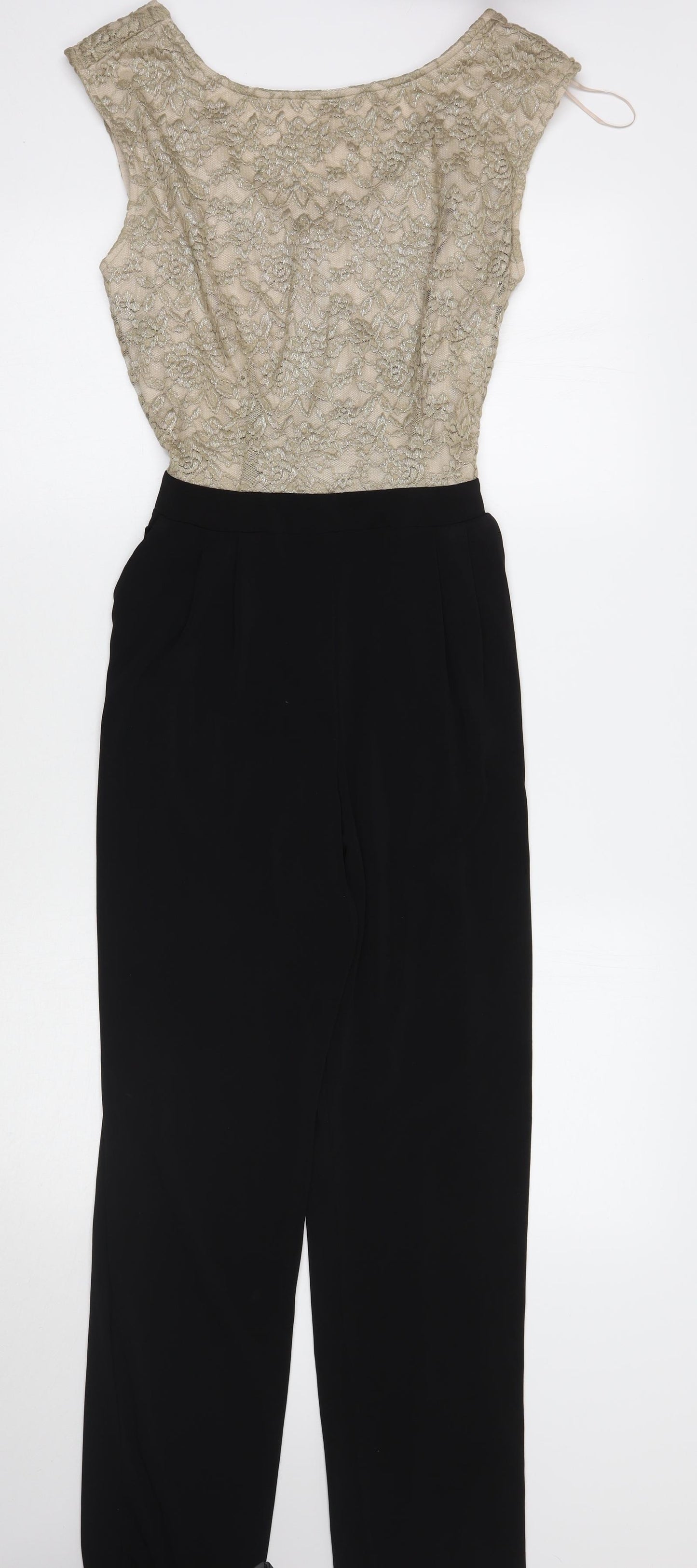 Wallis Womens Black   Jumpsuit One-Piece Size 12