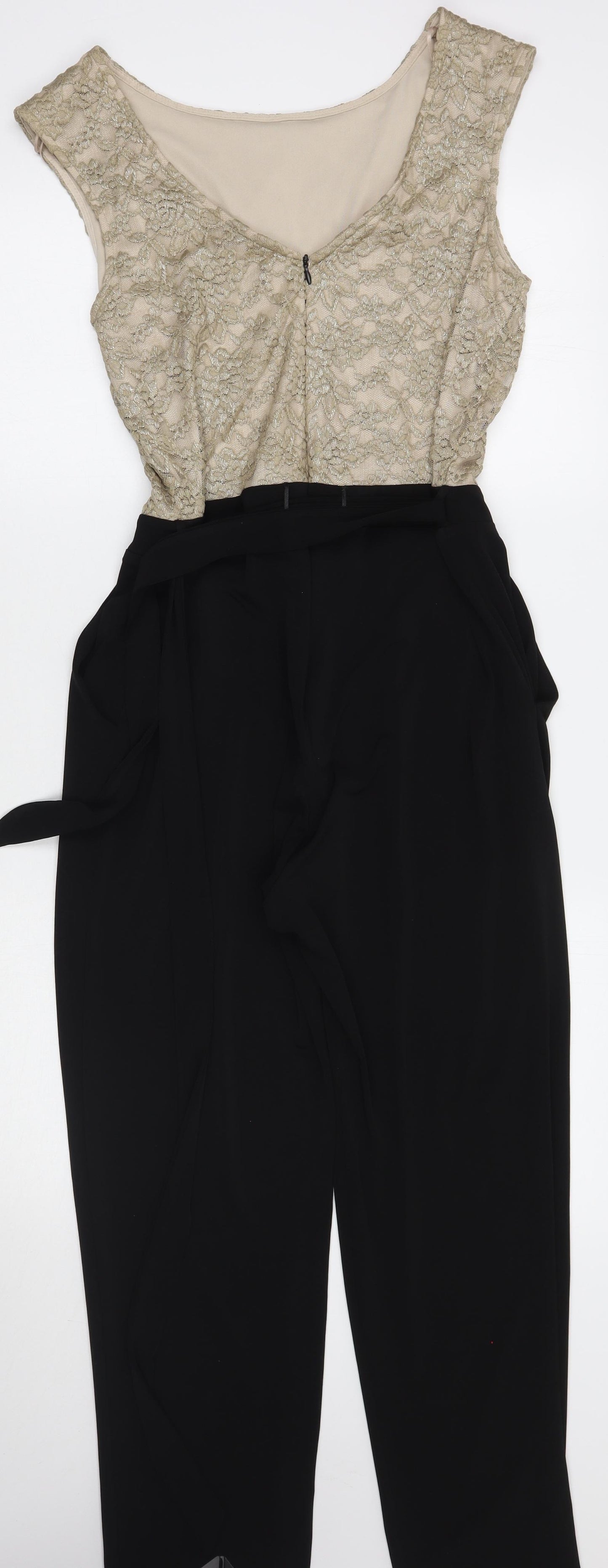 Wallis Womens Black   Jumpsuit One-Piece Size 12