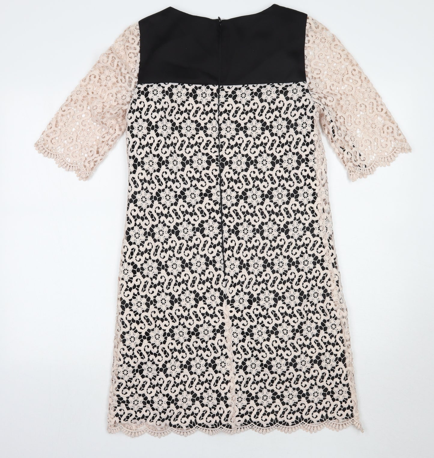 Coast Womens Black Floral  A-Line  Size 12
