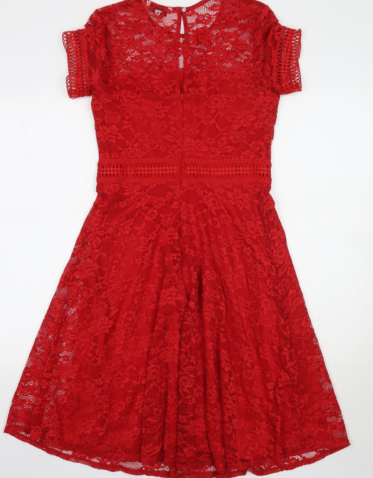 NEXT Womens Red Floral  A-Line  Size 10