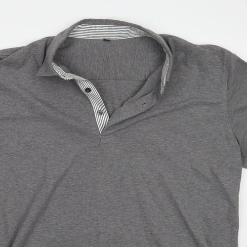 Preworn Mens Grey    Polo Size XL