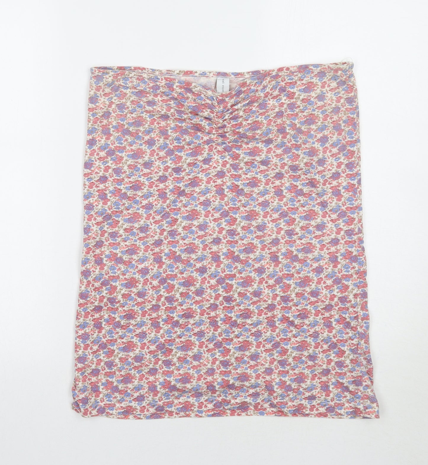 NEXT Womens White Floral  Basic Tank Size 16