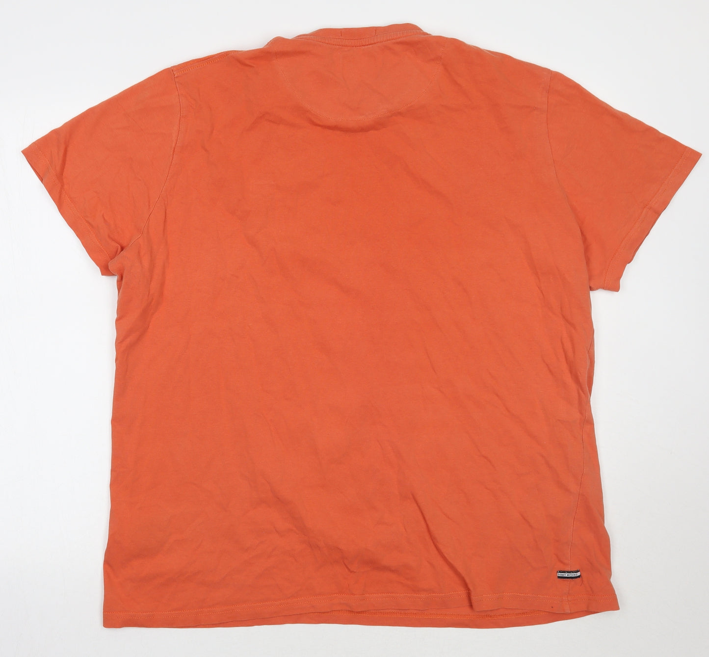 Weekend Offender Mens Orange    T-Shirt Size 2XL